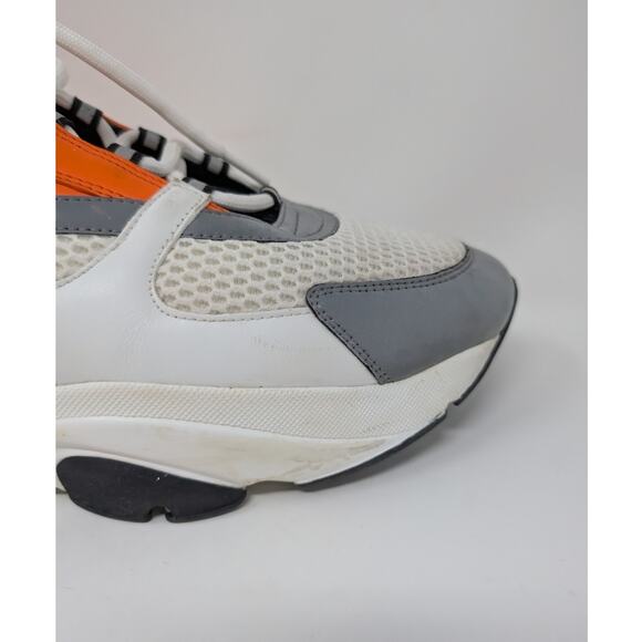 Christian Dior B22 Sneaker Orange Grey White Mesh Chunky Trainer
